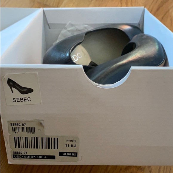 👠Brand New Aldo Sebec leather heels women’s 7 - Picture 6 of 6